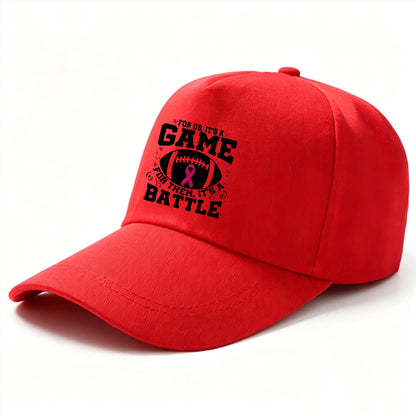 Pink Ribbon Breast Cancer Awareness Halloween Ghost Baseball Cap