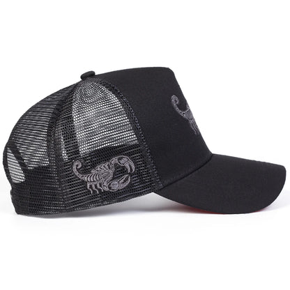 Scorpion Embroidery Baseball Caps