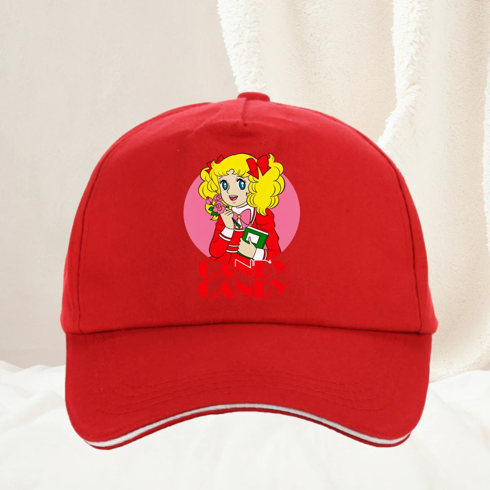 90s Kawaii Candy Candy Anime Summer Baseball Cap