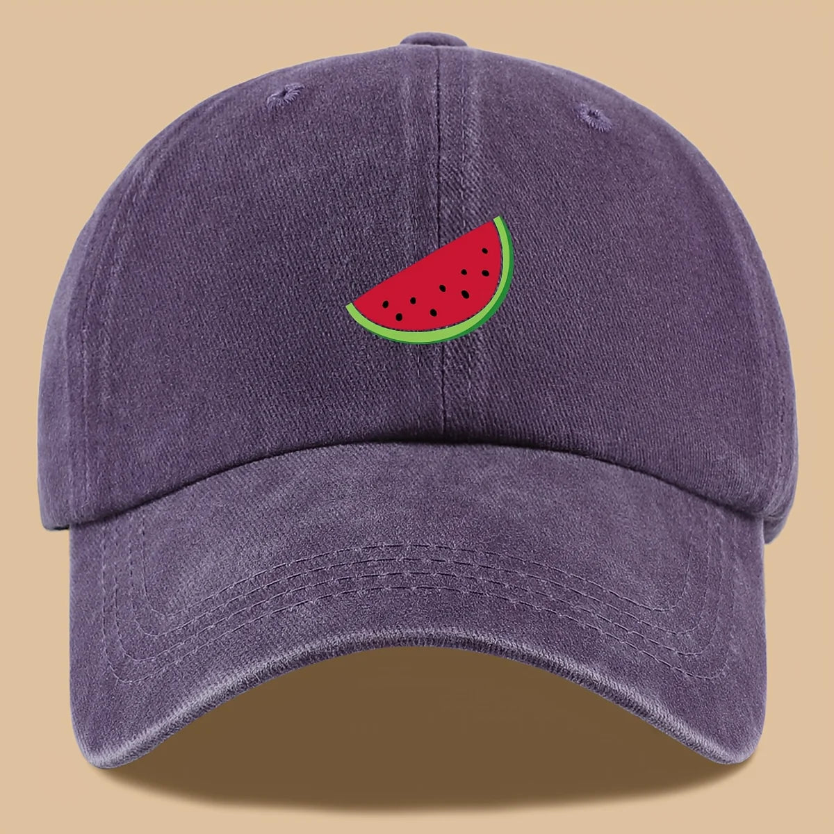 Watermelon Print Baseball Cap