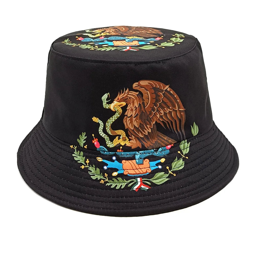Flag Print Cheer Hat Bucket Hat