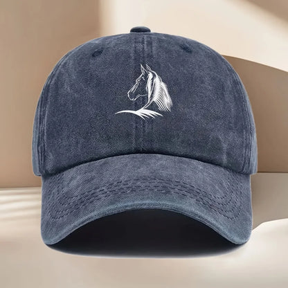 Horse Print Baseball Cap