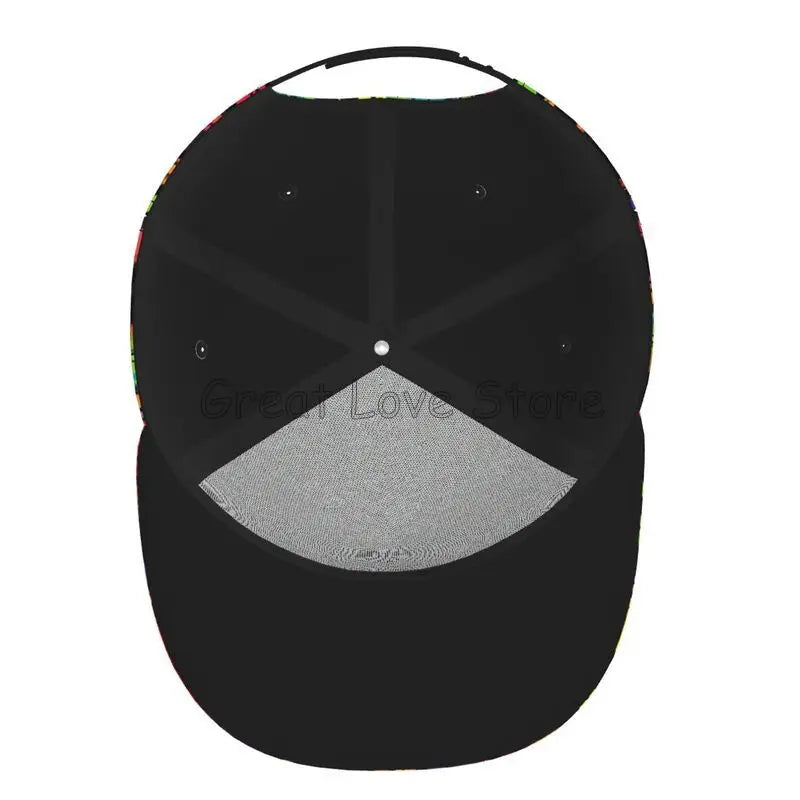Colorful Graffiti Art Print Snapback Cap