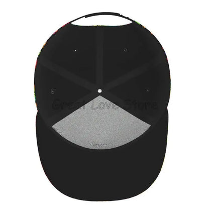 Colorful Graffiti Art Print Snapback Cap