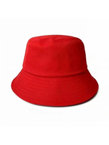 A Summer Double-Sided Portable Fashionable Basin Hat Fisherman Hat Bucket Hat
