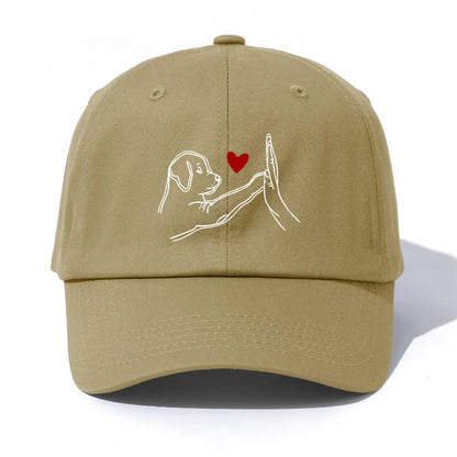 DOG HEART Print Baseball Cap For Adult