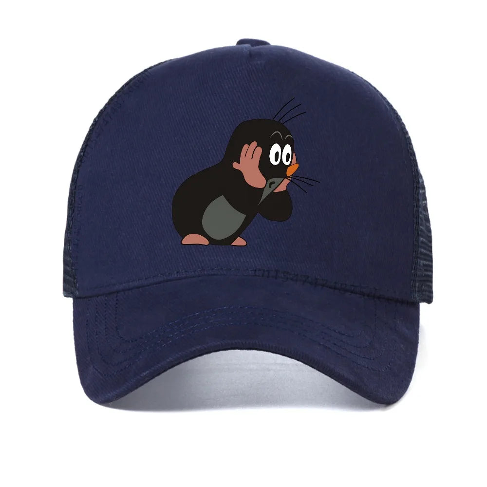 Krtek Cartoon The Story Of A Mole Mesh Baseball Cap
