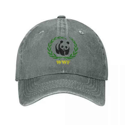 Vintage WWF Cute Panda Baseball Cap