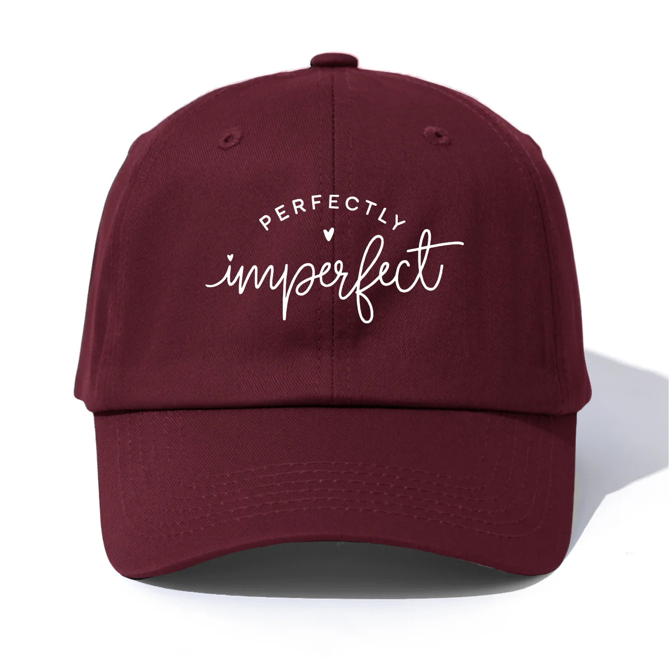 PEEFECTLY IMPERFECT Print Baseball Cap For Adults
