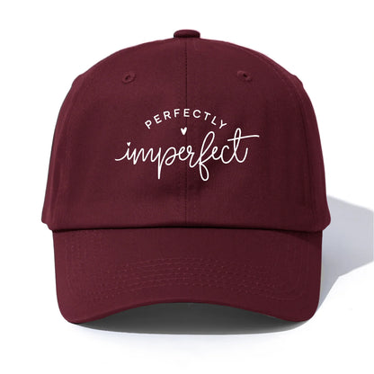 PEEFECTLY IMPERFECT Print Baseball Cap For Adults