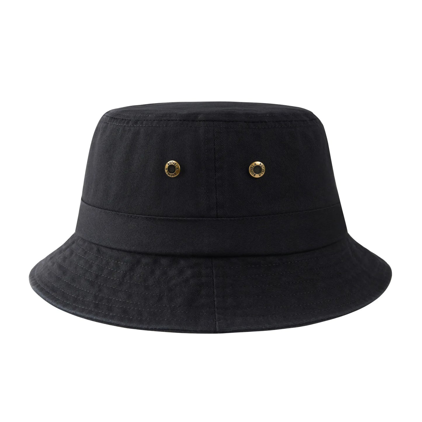 BOTVELA Cotton Twill Bucket Hats Unisex Short Brim Outdoor