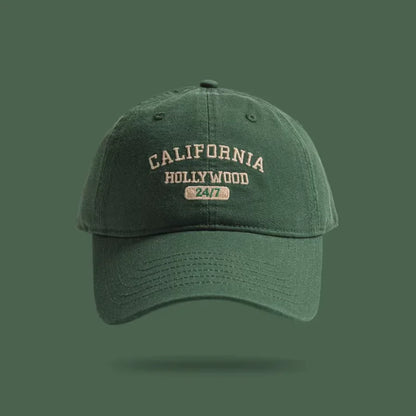 Korean INS Letter Embroidered Cotton Baseball Cap