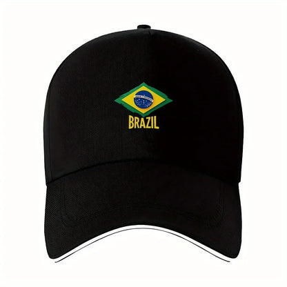 Brazil Flag Design Baseball Cap