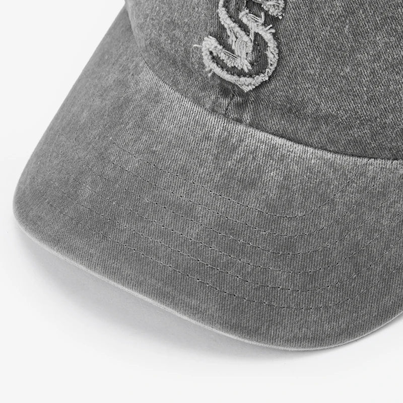 Semir Men Washed Denim Baseball Cap Cotton