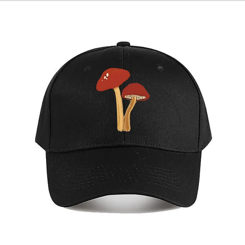 Artificial Red Mushroom Home Decor Baseball Cap