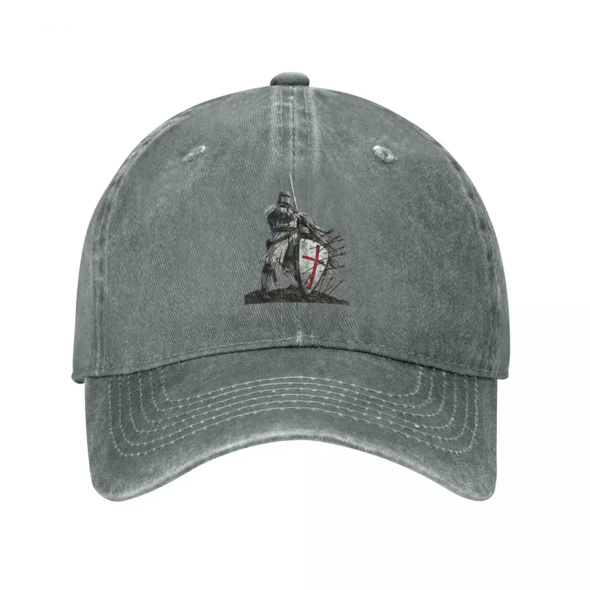 Templar Shield Cross Sword Knights Baseball Cap