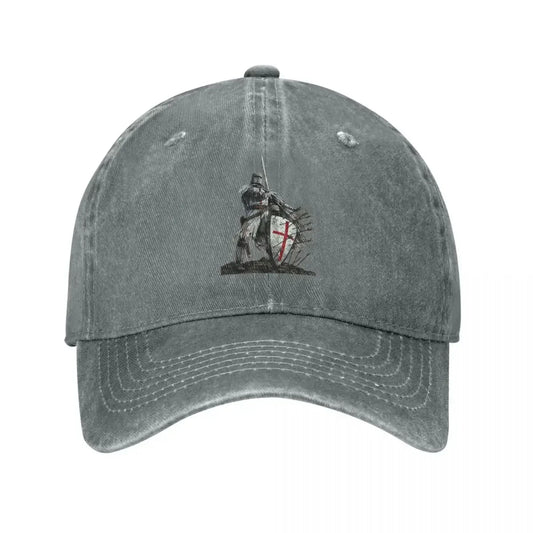 Templar Shield Cross Sword Knights Baseball Cap
