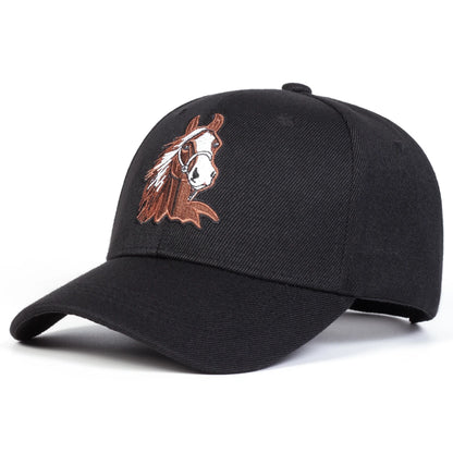 Unisex Horse Embroidery Baseball Caps