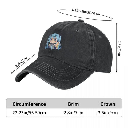 Miku Elote Baseball Cap Derby Hat New In The