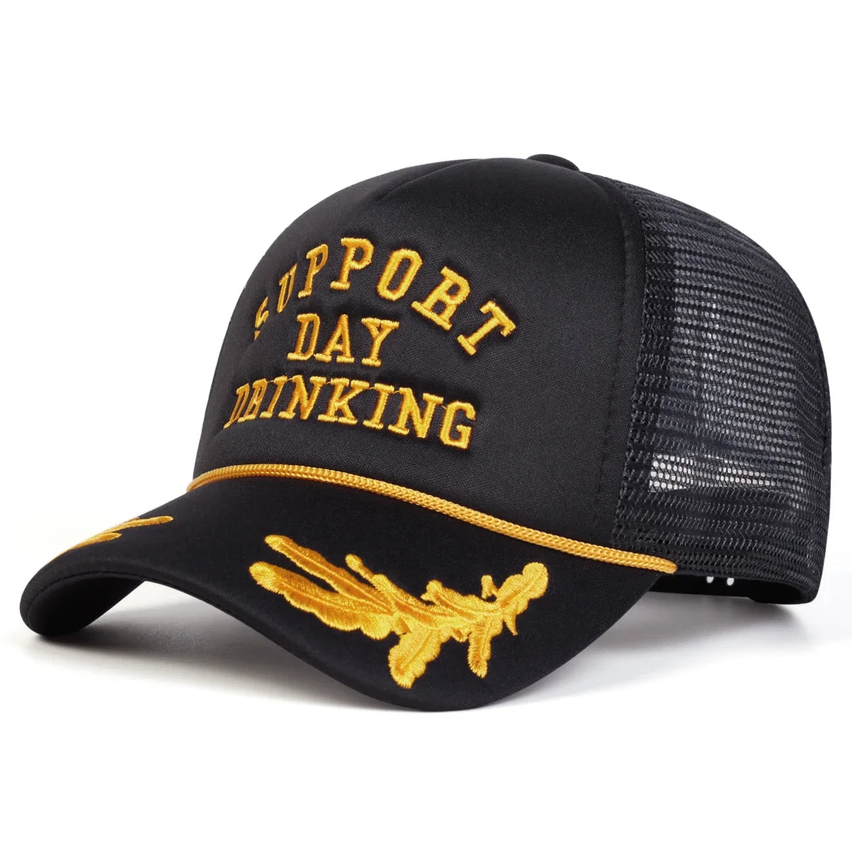 Unisex DRINKING Letter Embroidery Baseball Caps