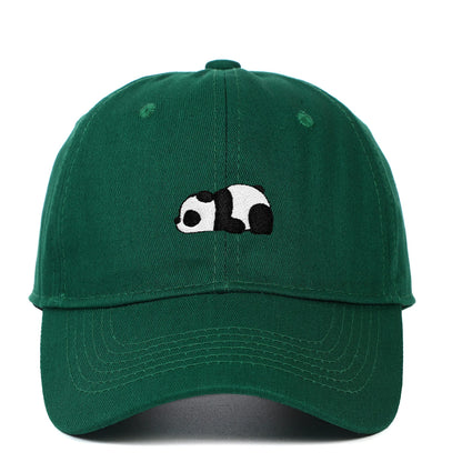 Unisex Panda Embroidery Baseball Caps