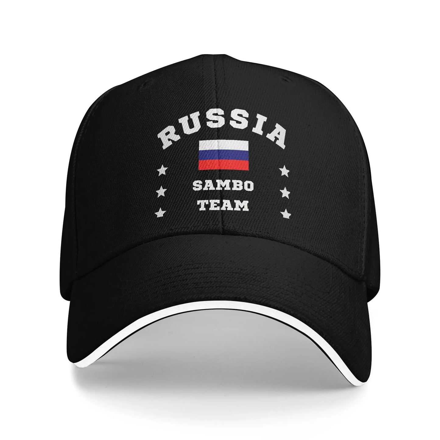 Sambo Dagestan Wrestling Russian Flag Baseball Cap
