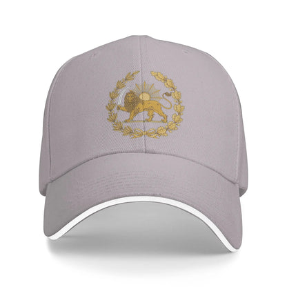 Lion and Sun Emblem of Persia Iran Casual Baseball Cap