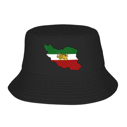 Lion And Sun Emblem of Persia Iran Bucket Hat