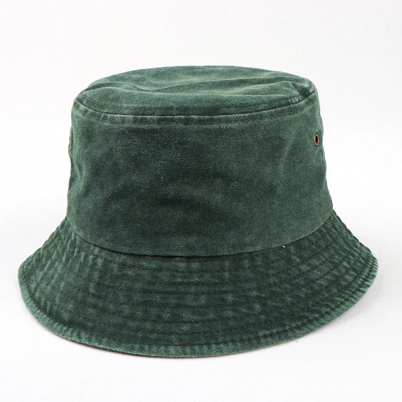 Denim Fisherman Hat Versatile Sunshade Basin Hat Plain Face Small