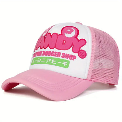 VANDY Japanese Printed Men's Mesh Cap Baseball Cap Hip-Hop Cap Women's