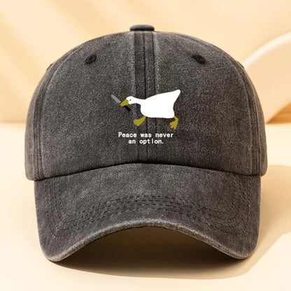 A Running Goose Fashionable Printed Baseball Cap