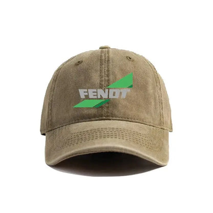Fendt Agricultural Farming Tractors Distressed Baseball Cap