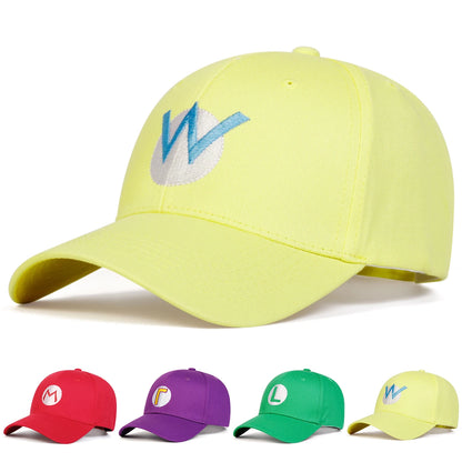 Unisex Colorful Letter Embroidery Baseball Caps Sunscreen Hat