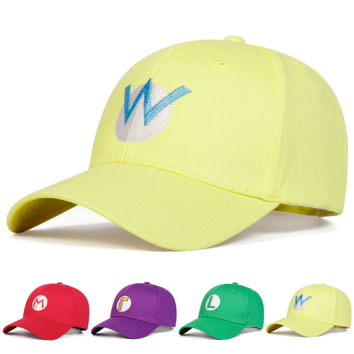 Unisex Colorful Letter Embroidery Baseball Caps Sunscreen Hat