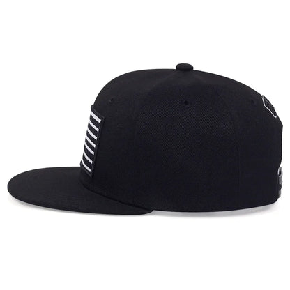 Unisex American Flag Embroidery Hip-hop Hats