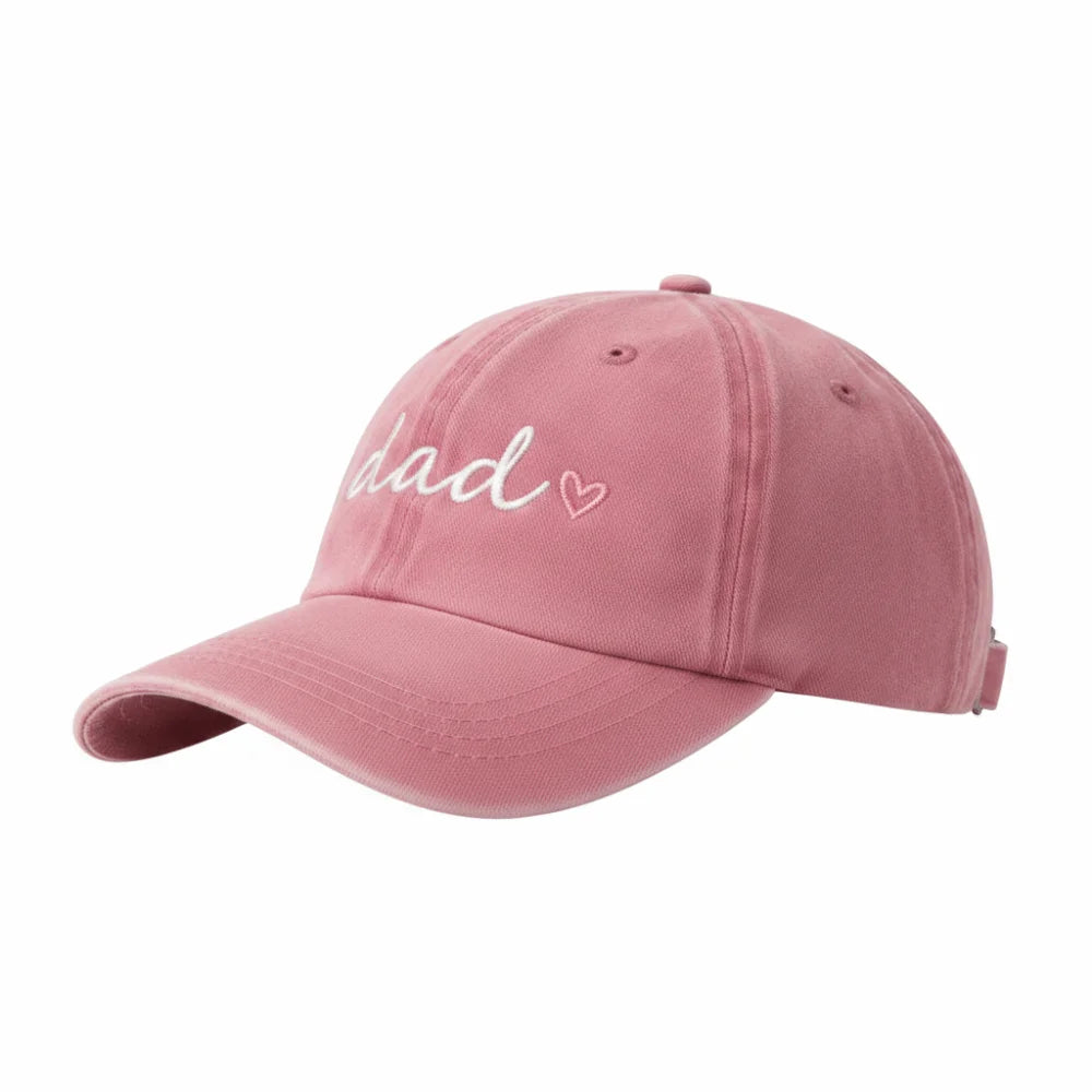 Washed Cotton dad mama mini Love Caps Baseball Hats