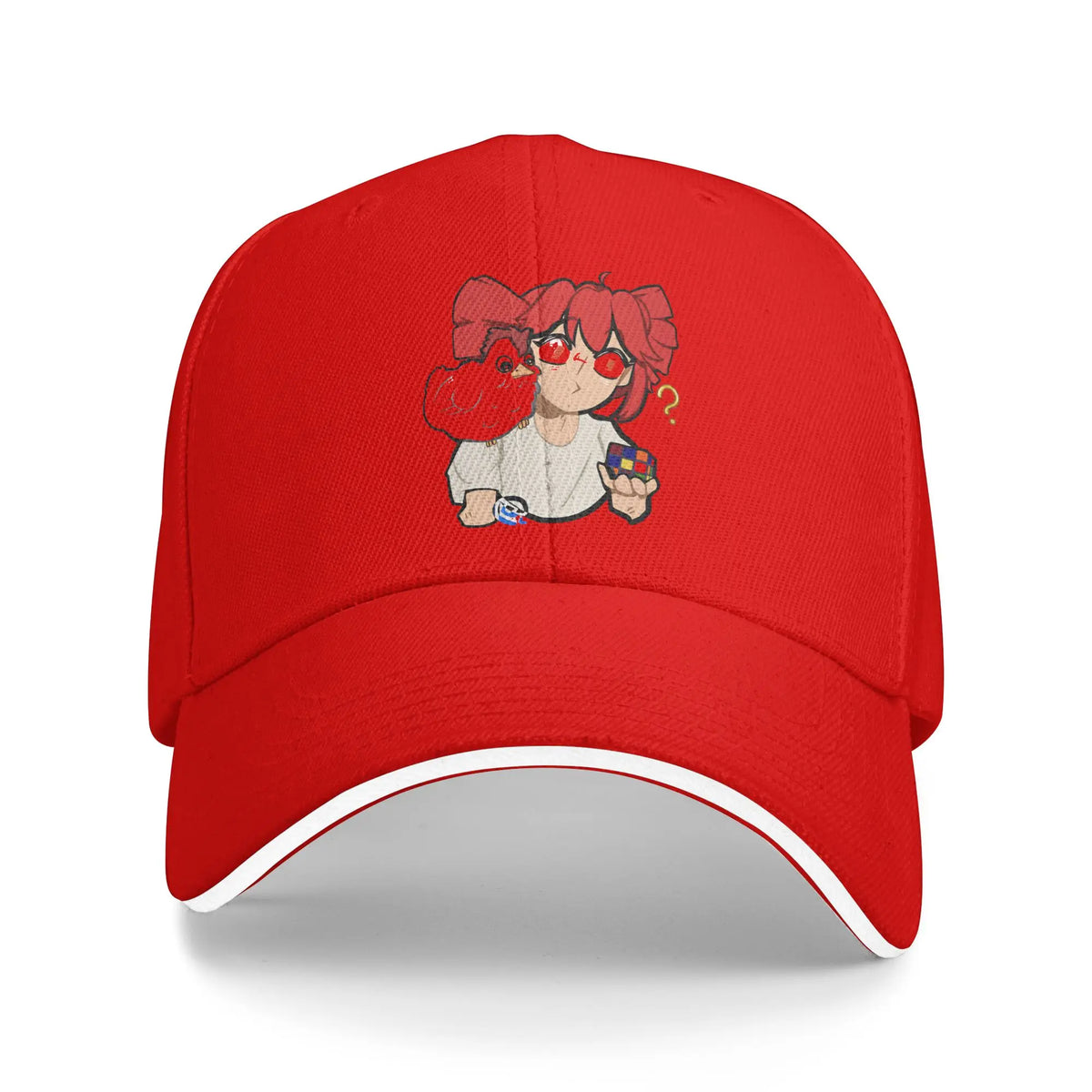 Kasane Teto Chicken Rubik Cube Baseball Cap