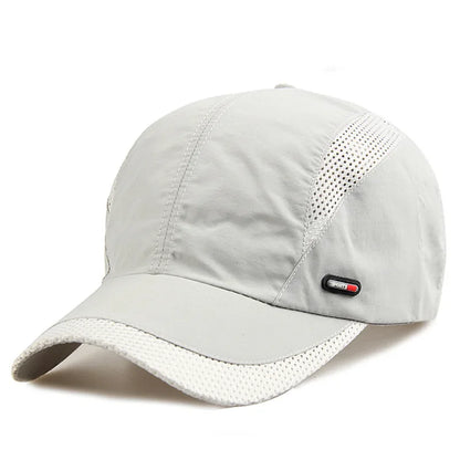 Summer Brand For Men Sports Running Sweat Baseball Cap