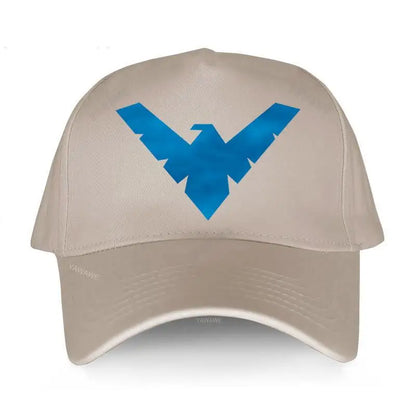 Nightwing-Batman Geïnspireerd Logo Embleem Robin Gray Teens Baseball Cap