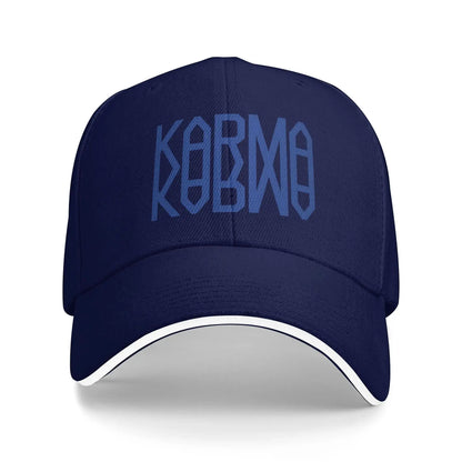 Kpop 2025 Casual Baseball Cap KARMA Outdoor Sports Trucker Hat Men Women Y2k Funny Baseball Caps