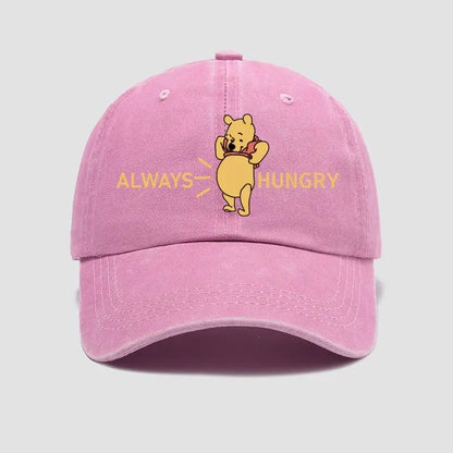 Pooh Bear Casual Hat Cute Anime Figure Winnie Baseball Caps