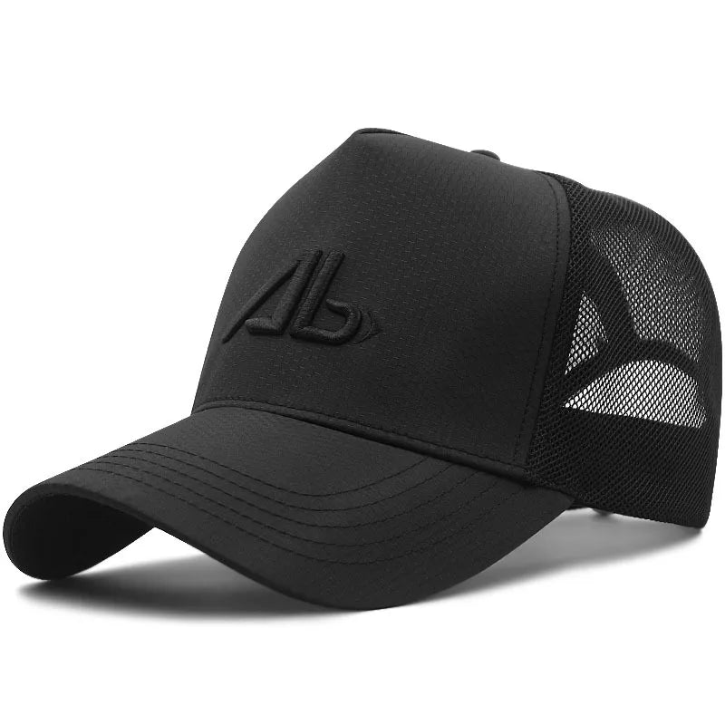 Big Head Man Baseball Caps Summer Mesh Plus Size Causal Peaked Hats