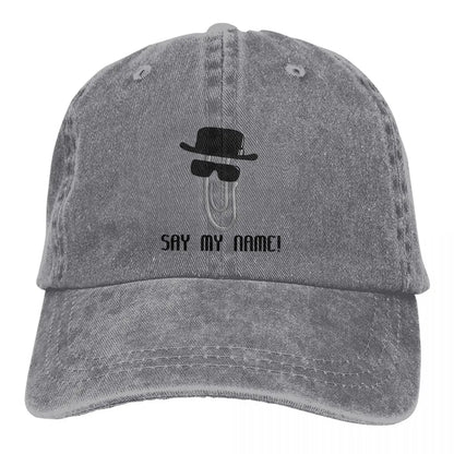 Clippy Heisenberg Baseball Cap Men