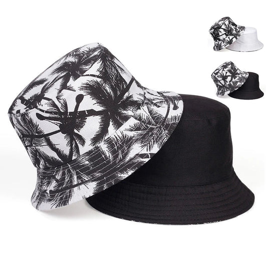 Unisex Double Sided Wearable Leaf Print Personality