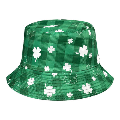Lucky Four-Leaf Clover Couple's Bucket Hat
