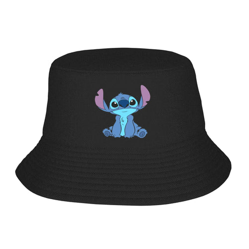 Unisex Bucket Hat Lilo And Stitch Spring Headwear Lightweight Hiking Fishing Hat
