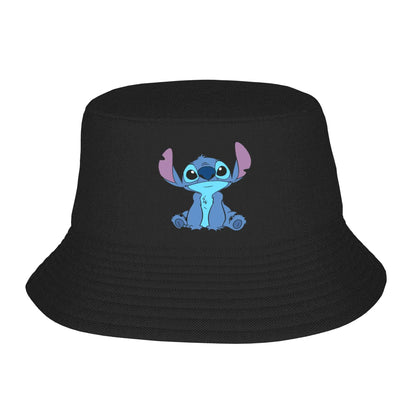 Spring Picnic Headwear Lilo & Stitch Bucket Hat Casual Men Sun Hat Nerdy Stitch Ispoti