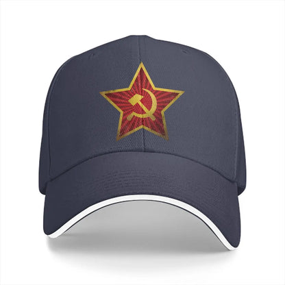 Soviet Red Star Insignia Baseball Cap Russian USSR CCCP