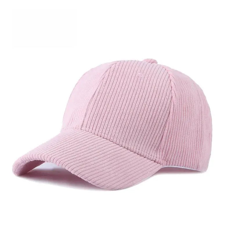 Autumn Winter Baseball Cap Women Corduroy Winter Hats For Women