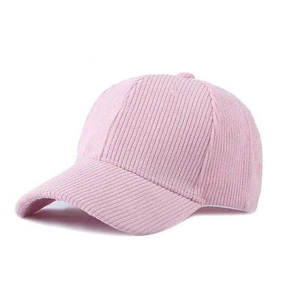 Autumn Winter Baseball Cap Women Corduroy Winter Hats For Women